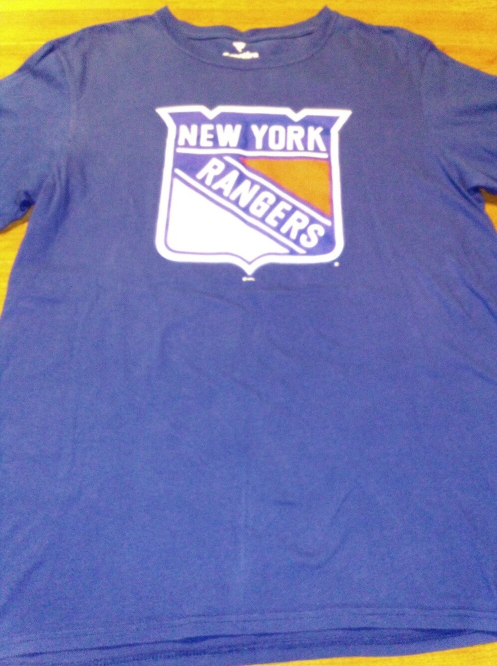 New York Rangers NHL Fanatics Blue Medium T-Shirt